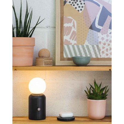 Wireless Lamp and Charger - Black