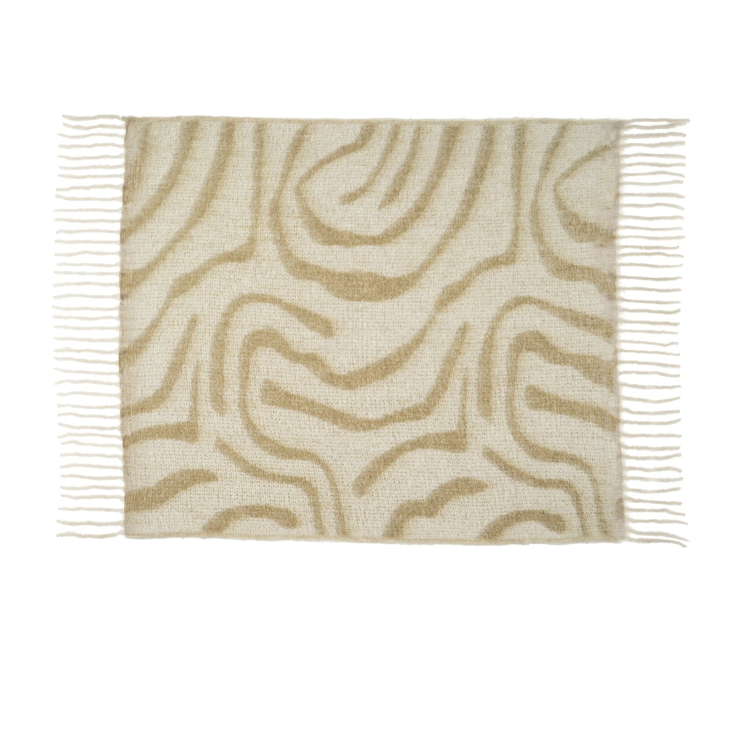 Bergen Mohair Throw - Pampas