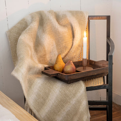 Bergen Mohair Throw - Pampas