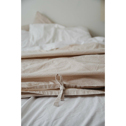 Queen Duvet Cover - Oat Milk