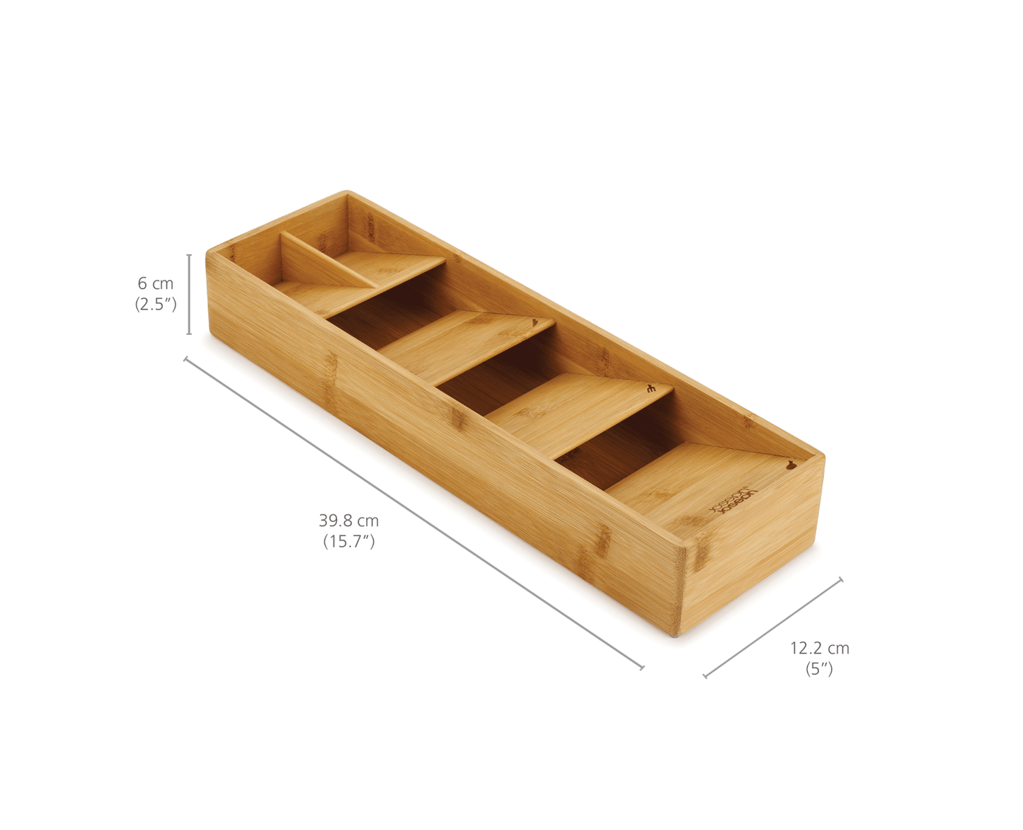 Bamboo Compact Cutlery Organiser