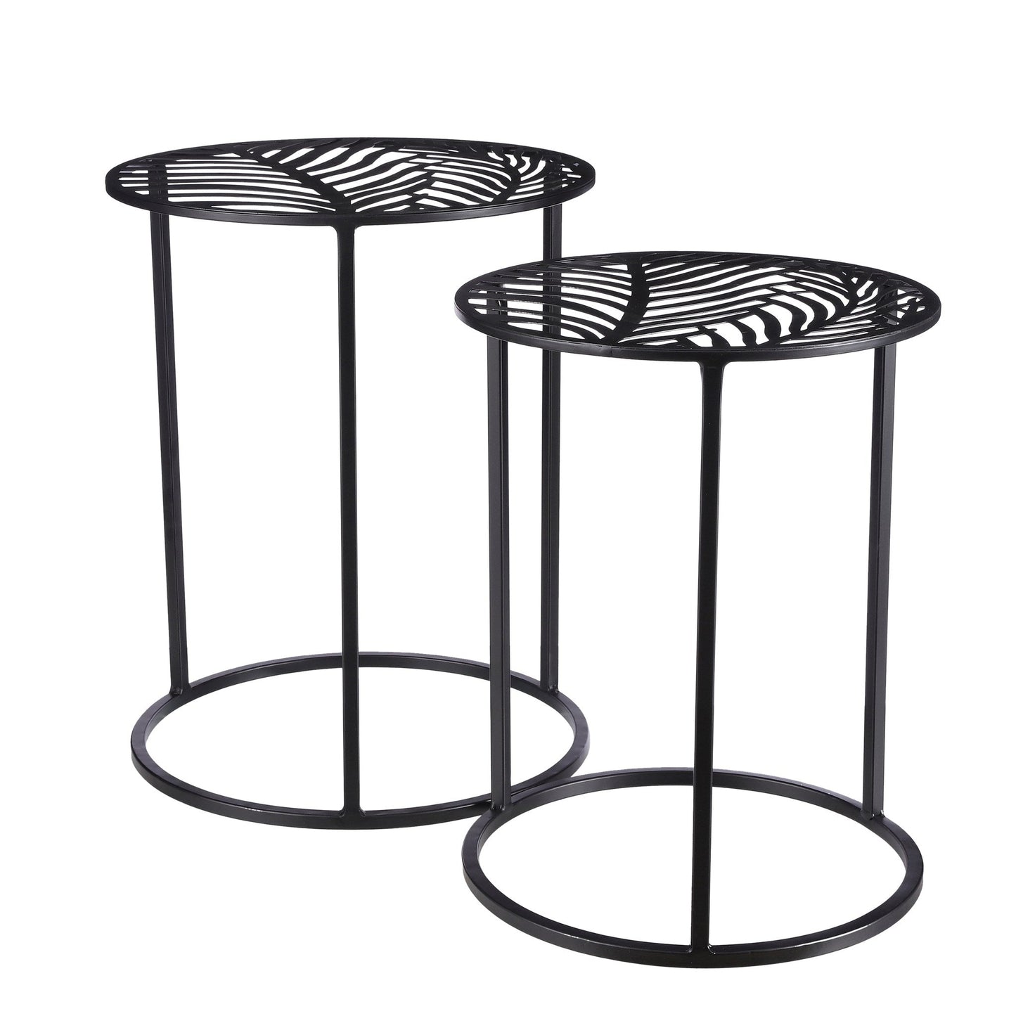 Black Side Table - Medium