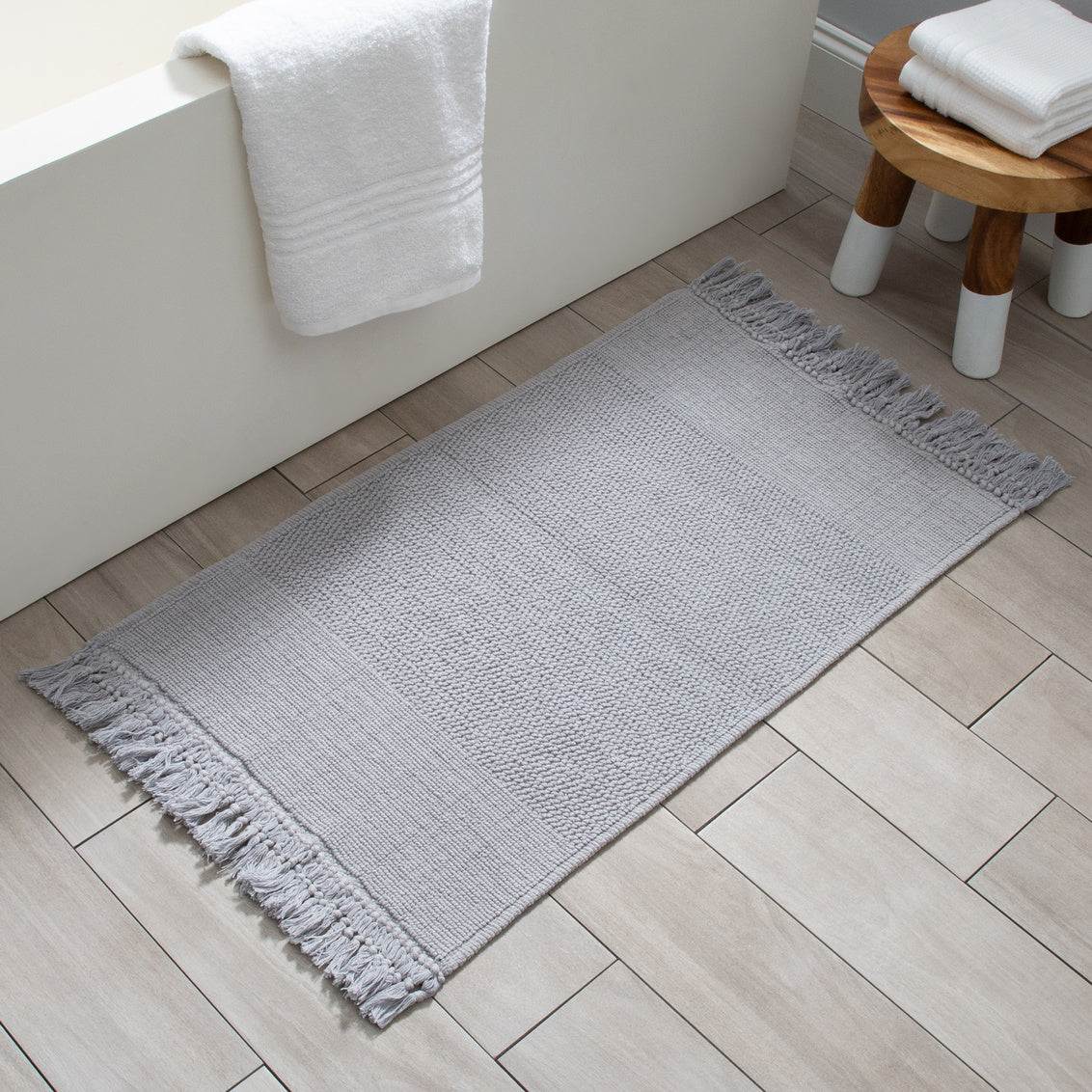 Carlaw Bath Mat - Grey