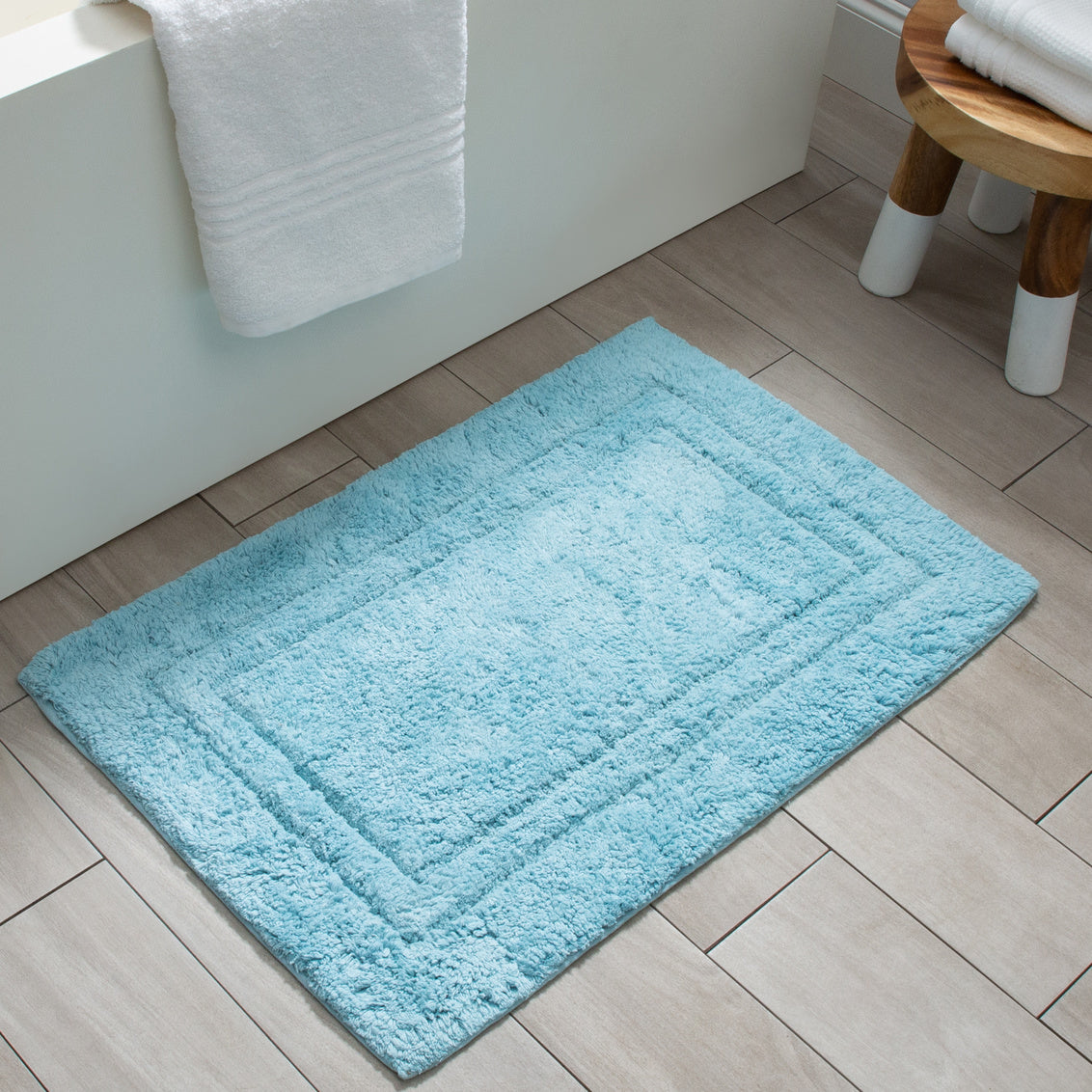 Coventry Bath Mat - Blue