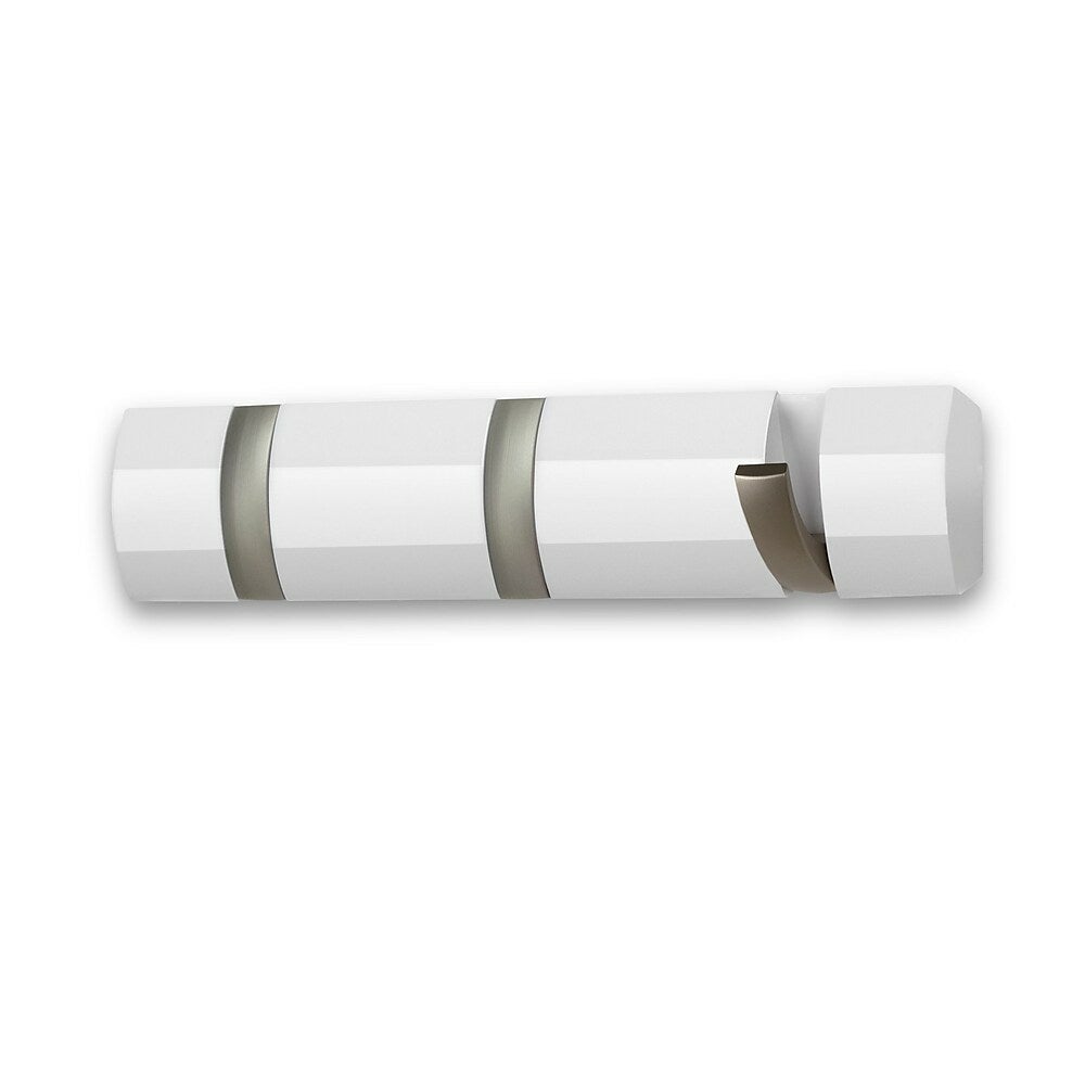 Flip 3 Wall Hooks - White