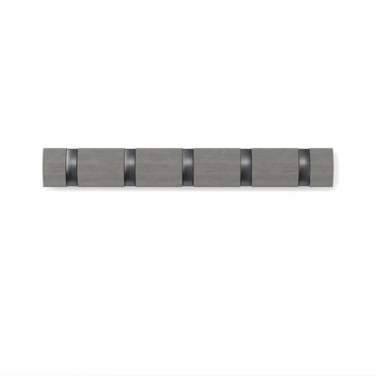 Flip 5 Wall Hooks - Grey