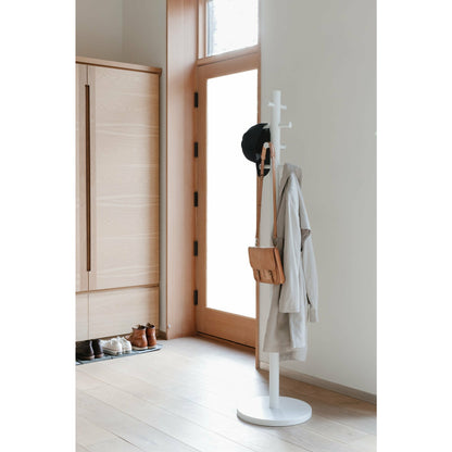 Pillar Coat Rack - White