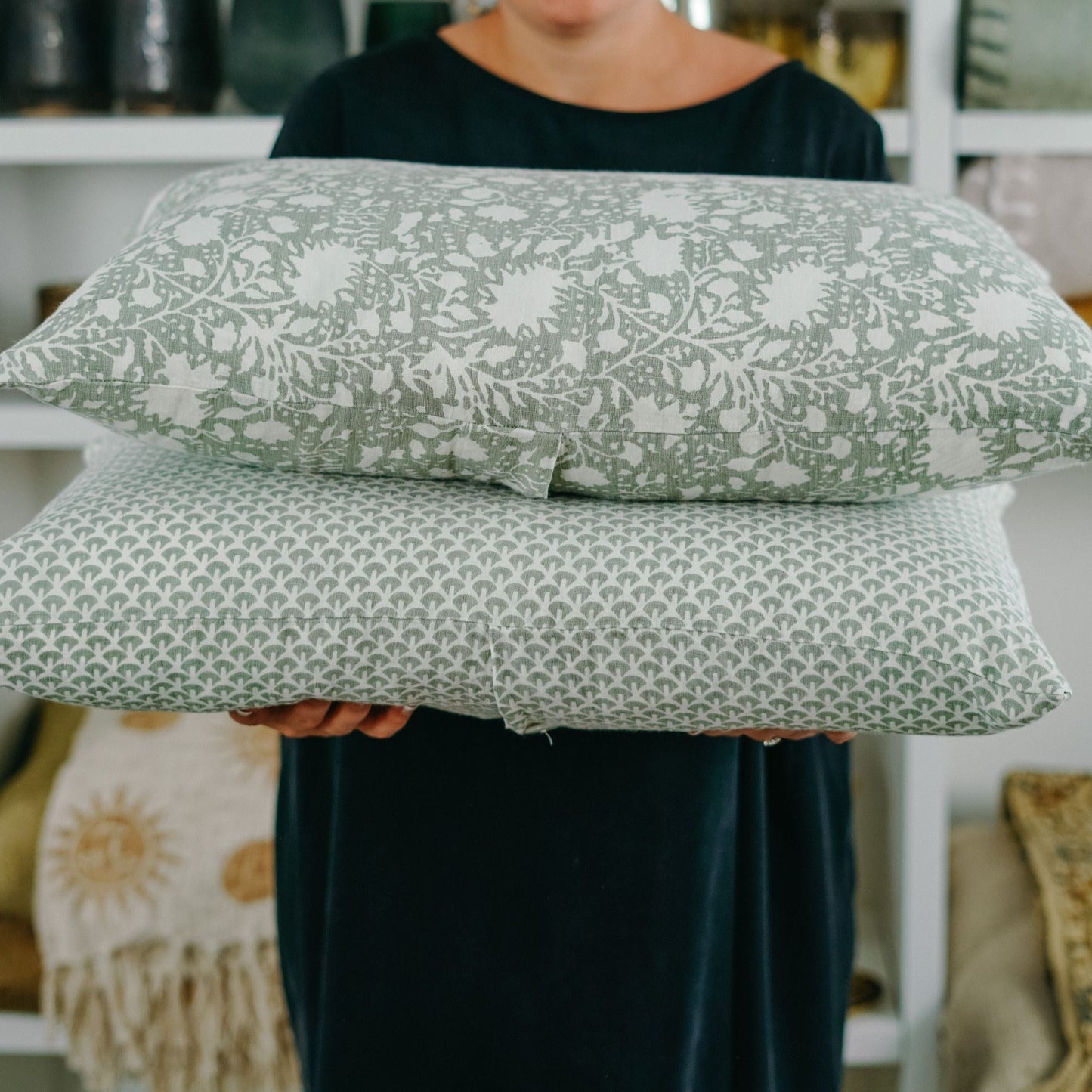 Sage Eden Linen Pillow