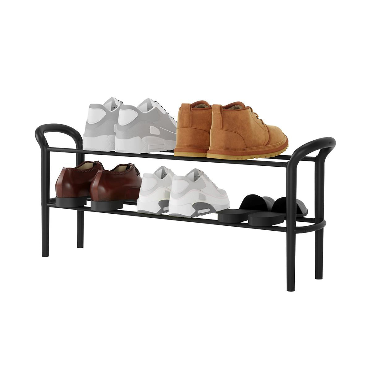 Shoe Stack Racks Set/2 - Black