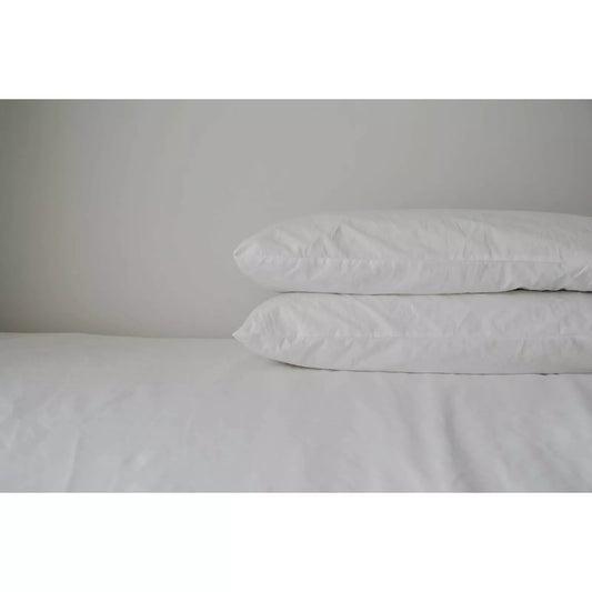 King Pillow Case Set - White