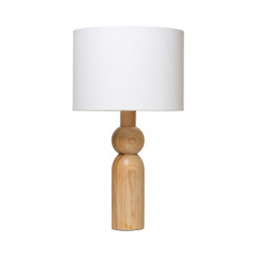 Natural Wood Table Lamp